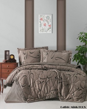 Летний постельный набор Softness Quilt Set "Calisto Mink"