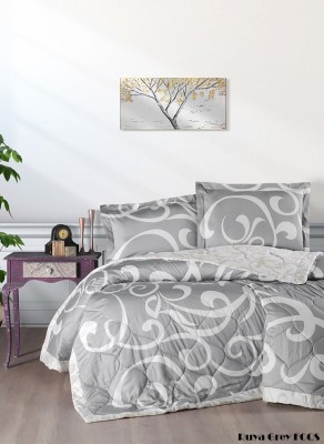 Летний постельный набор Softness Quilt Set "Ruya Grey"
