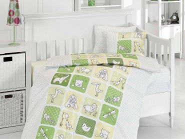 Детское постельное бельё Luci Yesil First Choice Бамбук в кроватку