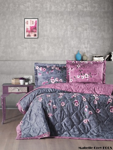 Летний постельный набор Softness Quilt Set "Mabelle Grey"